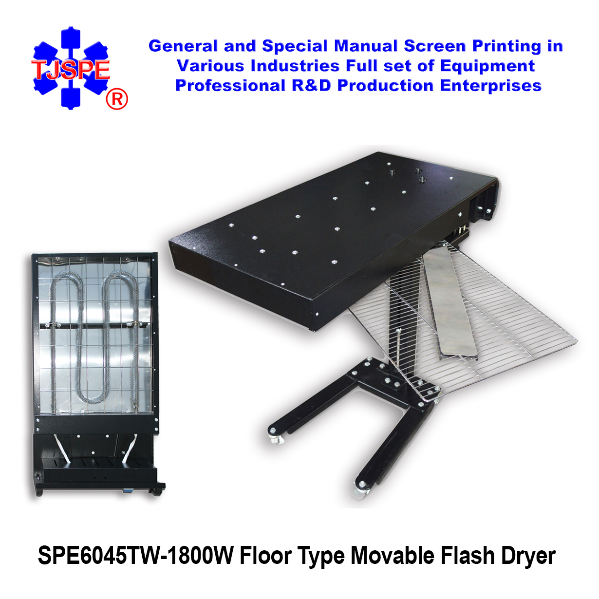 SPE6045-1800W Floor Type Movable Flash Dryer